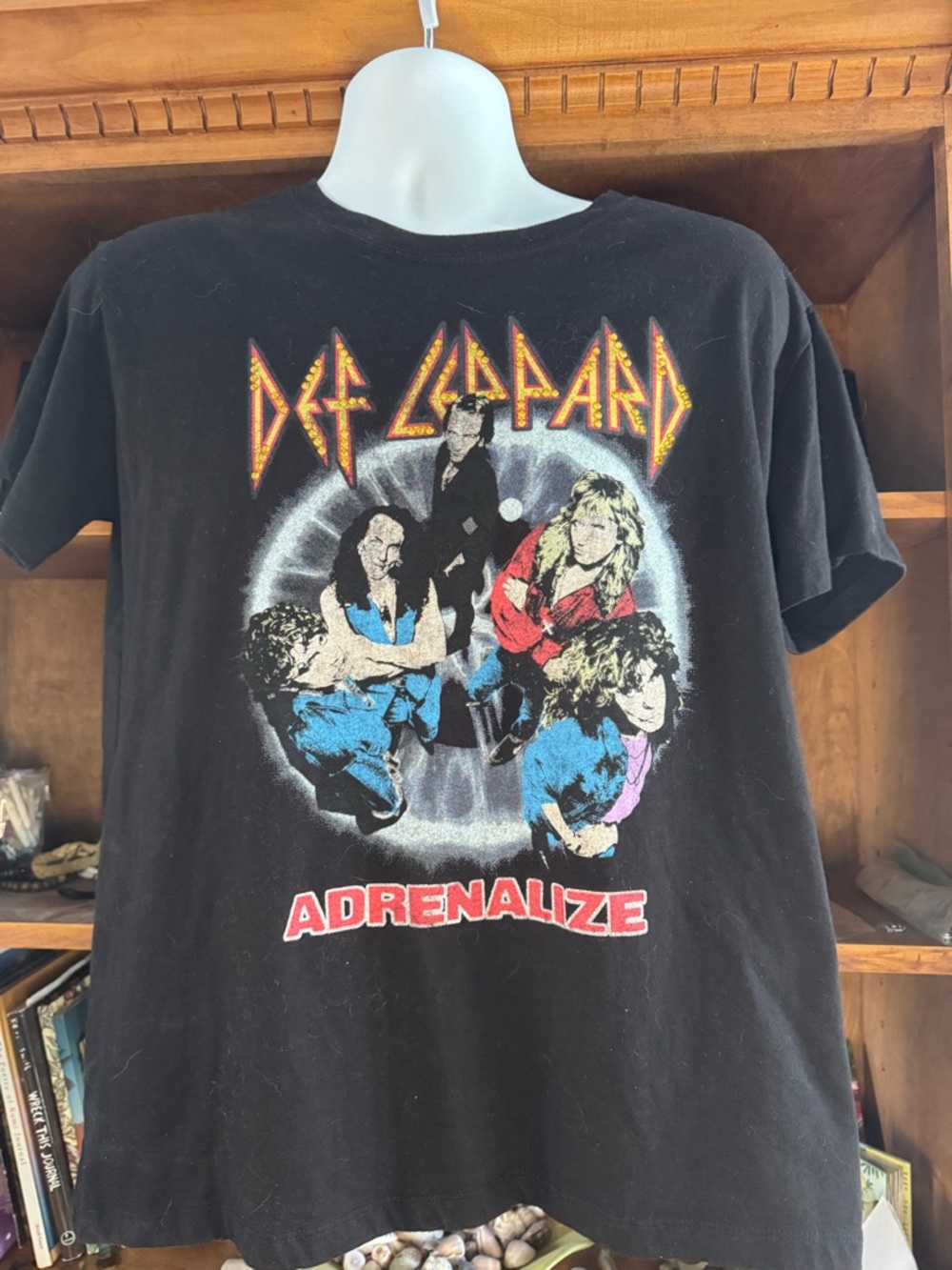 Def Leopard Adrenalize Graphic Band T-Shirt - Black